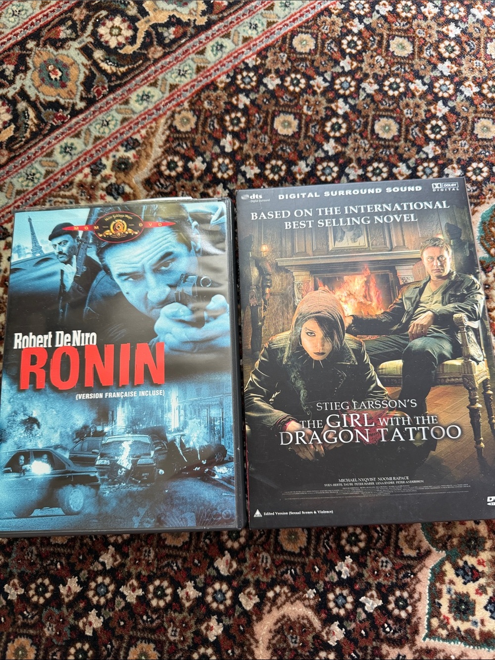 Bundle of 2 DVDs Ronin & The Girl with the Dragon Tattoo DVDs